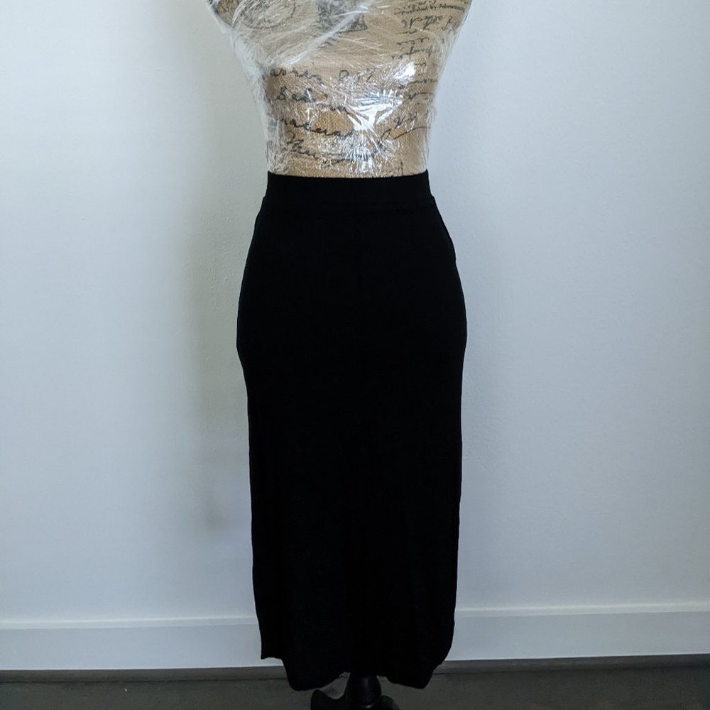 Forever21 High Waist Side Slit Skirt